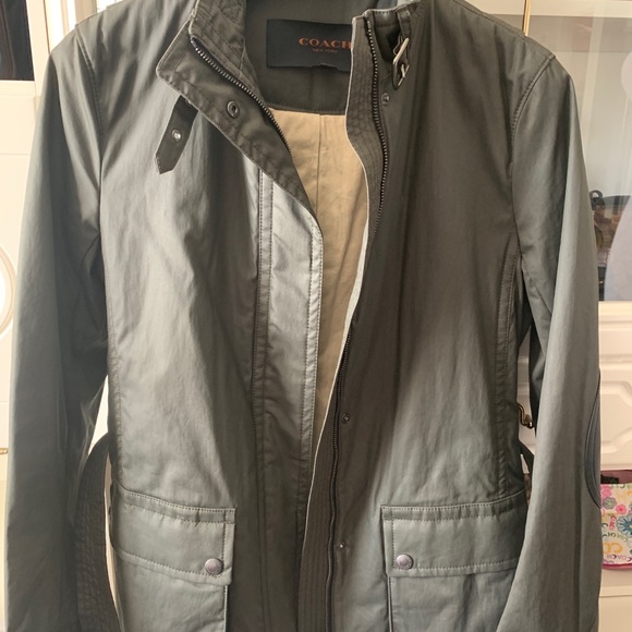 Coach utility army green jacket size Small - Picture 6 of 8